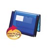 Smead Expanding Partition Wallet, Poly, Blue 71953